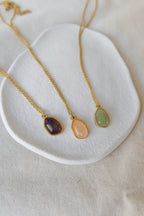 Abstract Gemstone Pendant