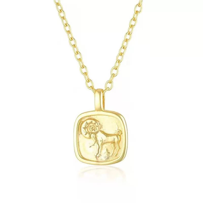 Zodiac Pendant Personalise Necklace