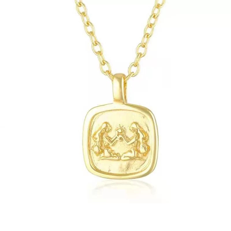 Zodiac Pendant Personalise Necklace