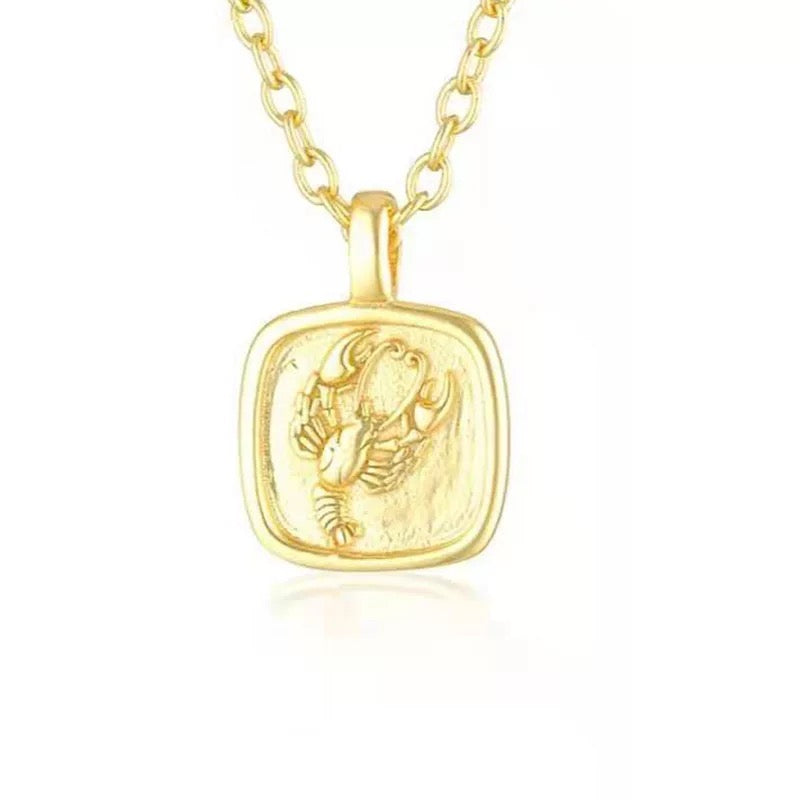 Zodiac Pendant Personalise Necklace