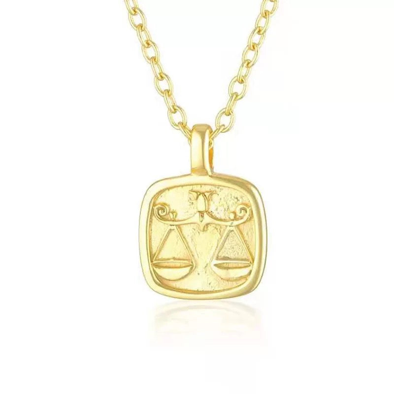 Zodiac Pendant Personalise Necklace