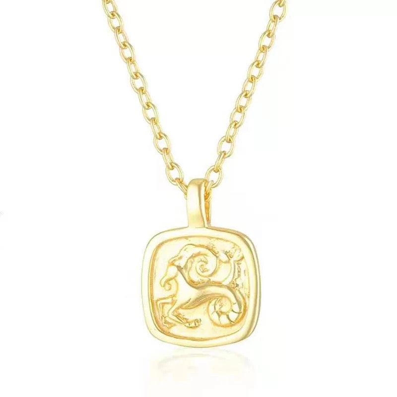 Zodiac Pendant Personalise Necklace