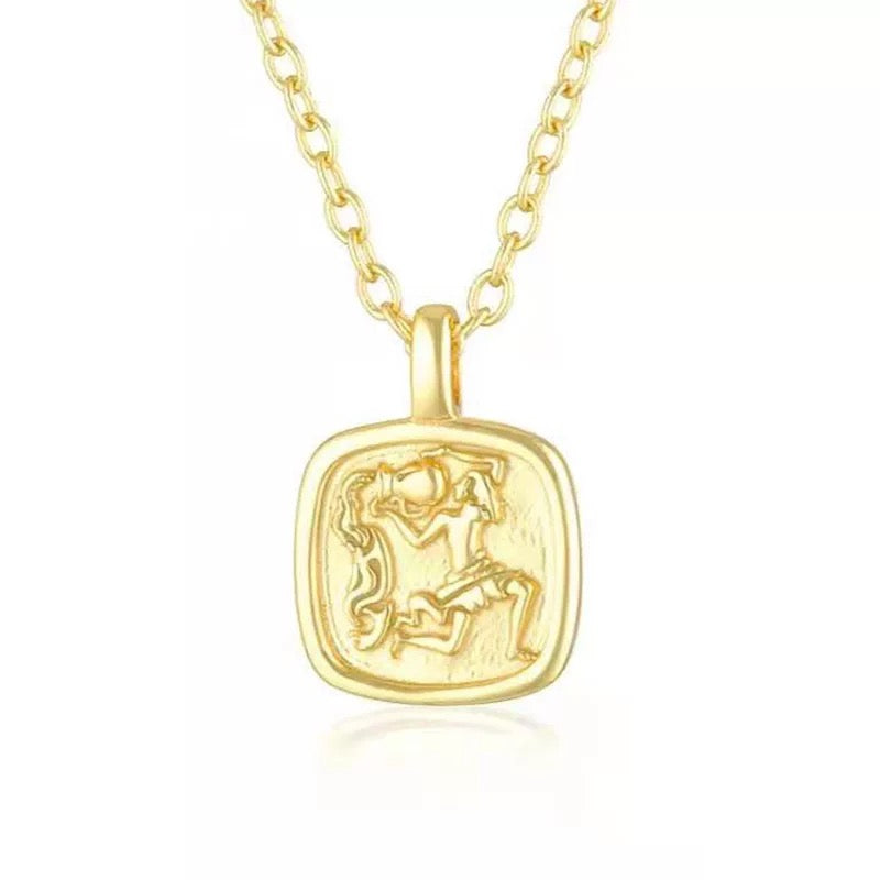 Zodiac Pendant Personalise Necklace