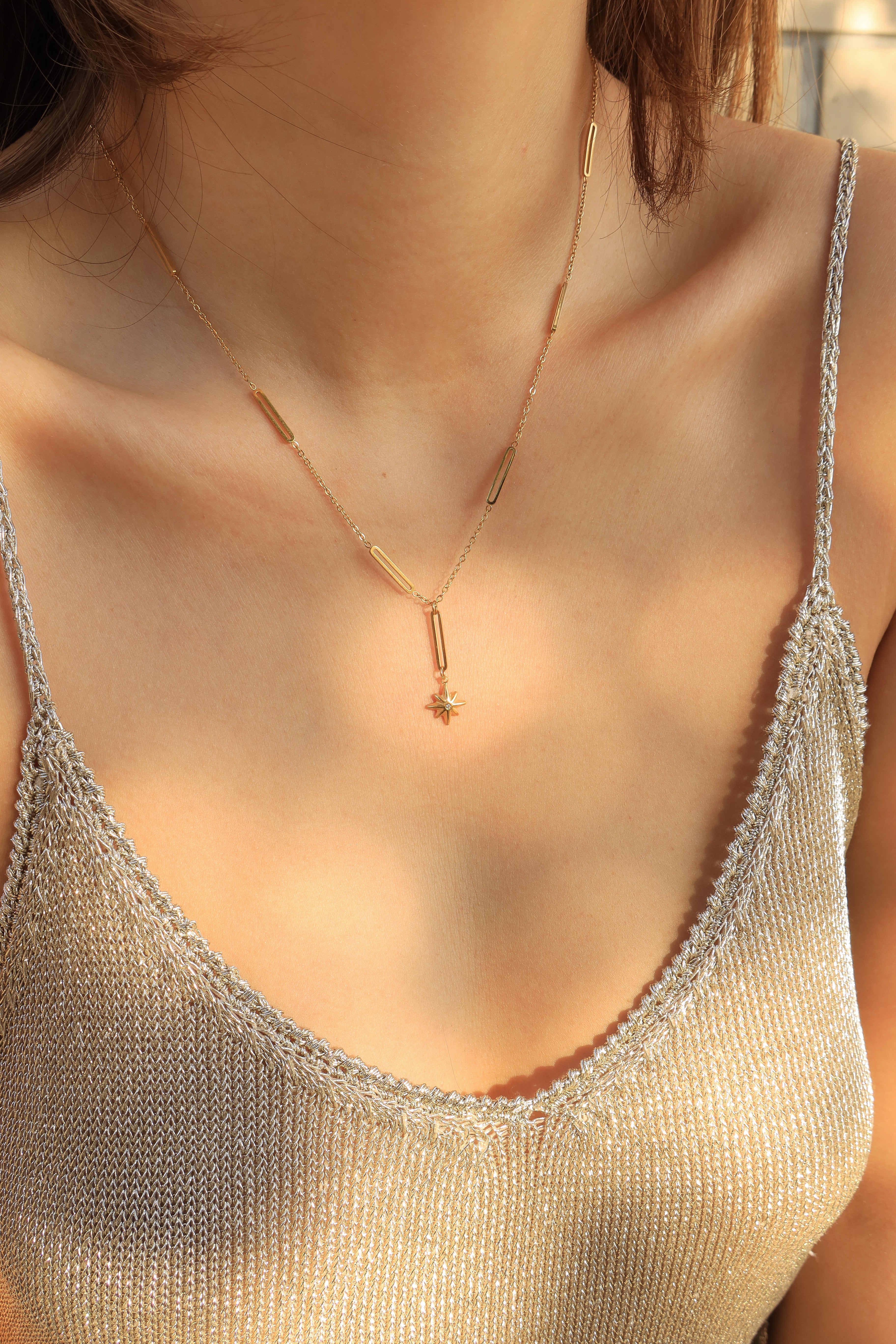 North Star Lariat Necklace