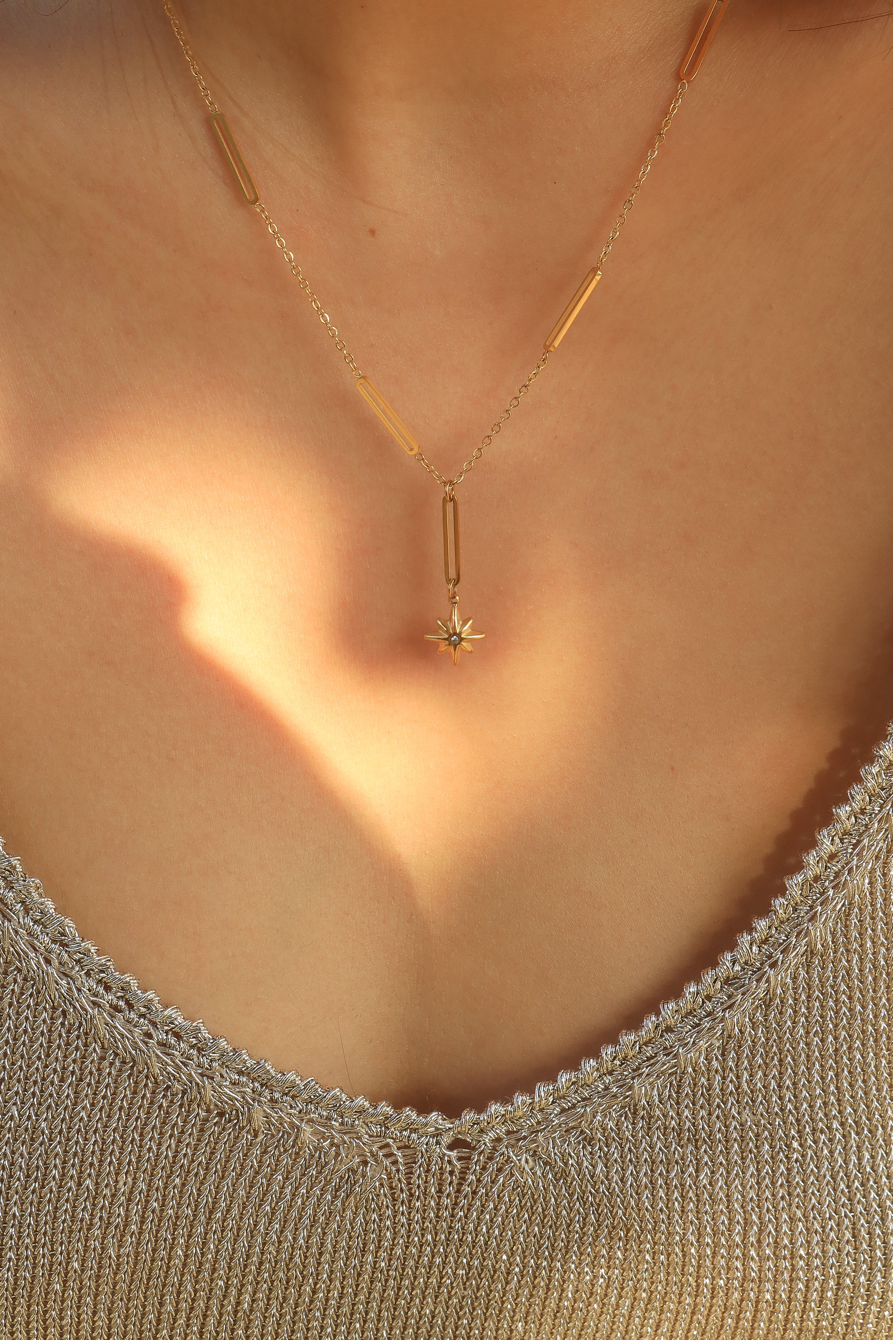North Star Lariat Necklace