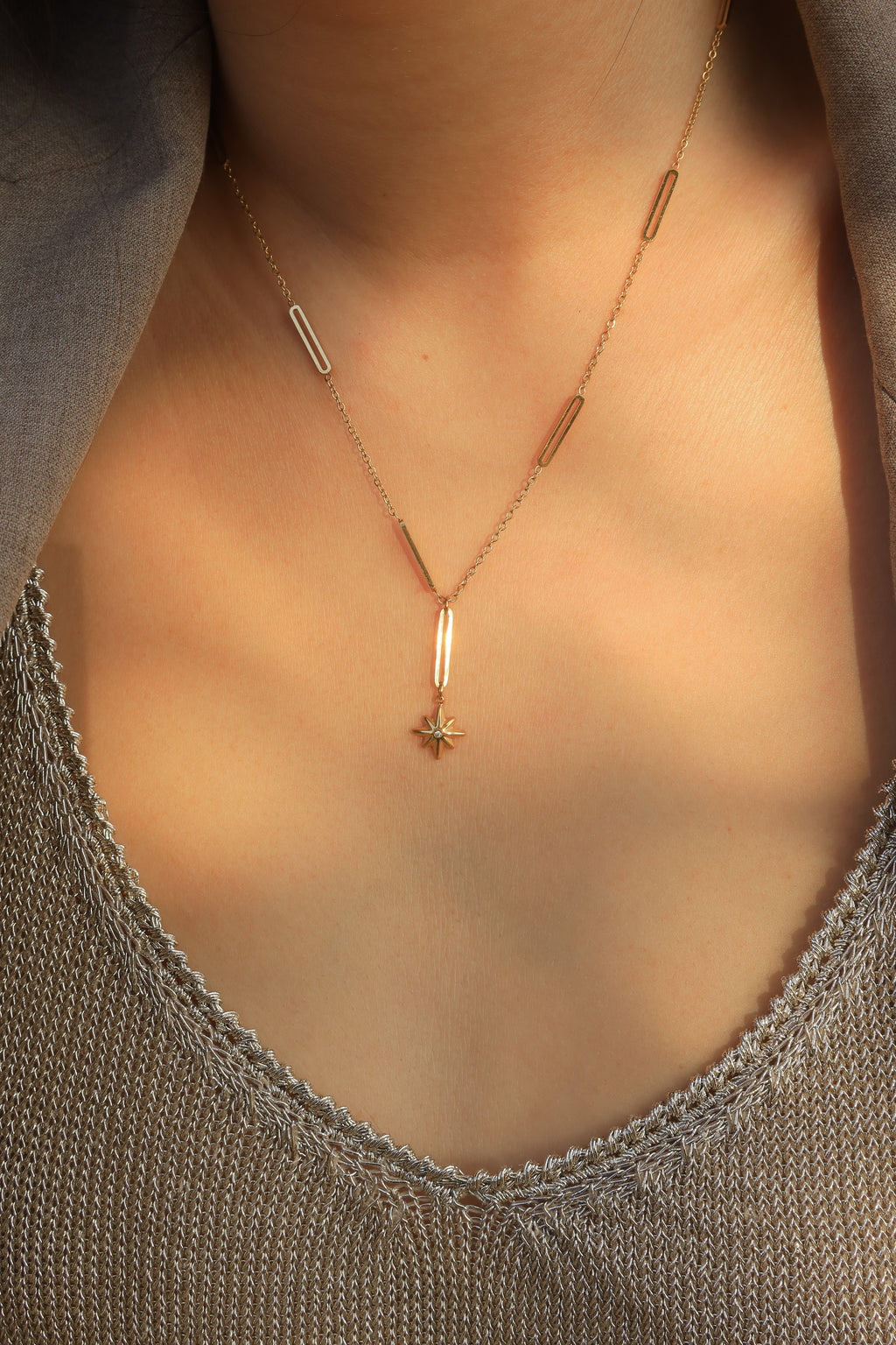 North Star Lariat Necklace