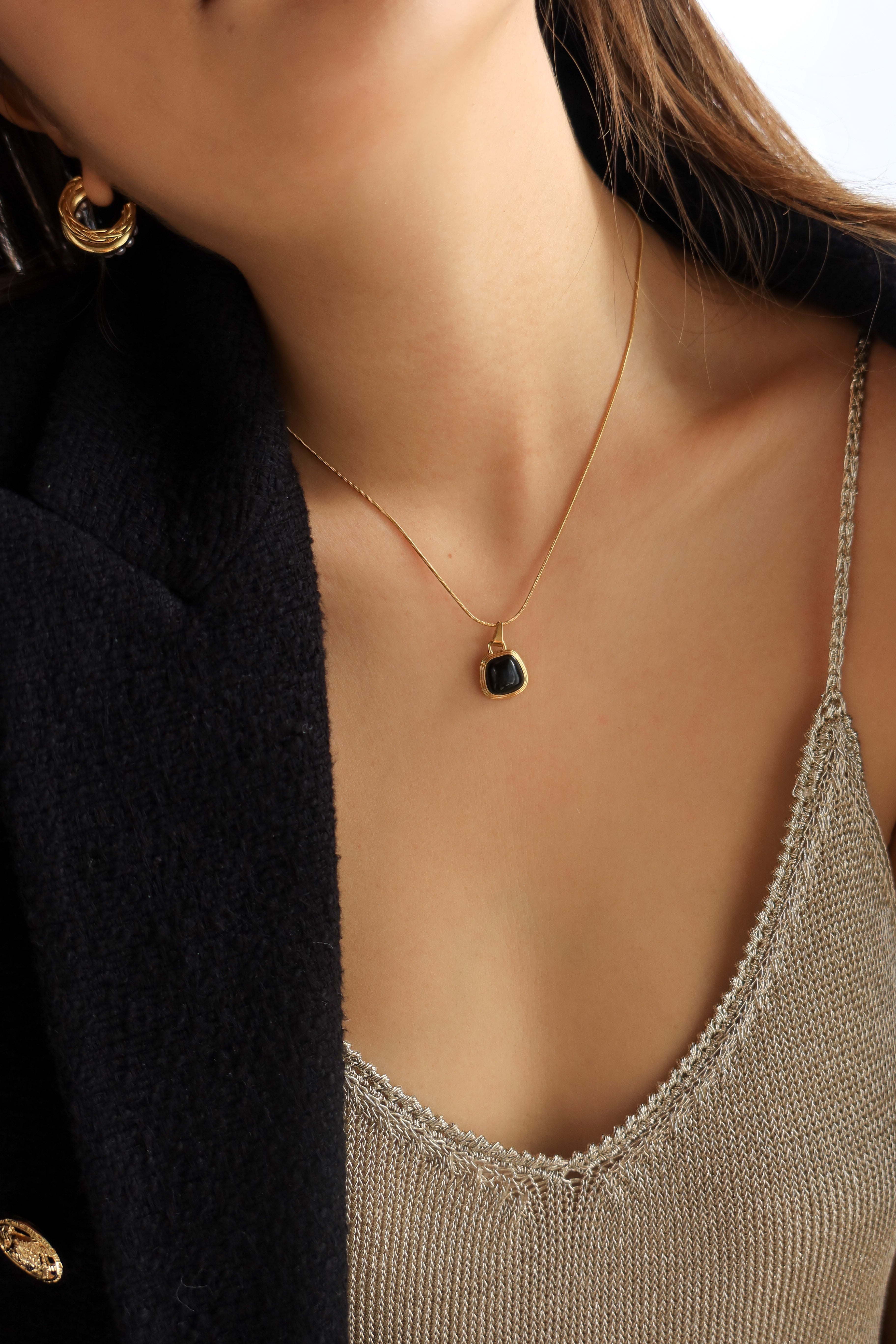 Pipa Onyx Necklace