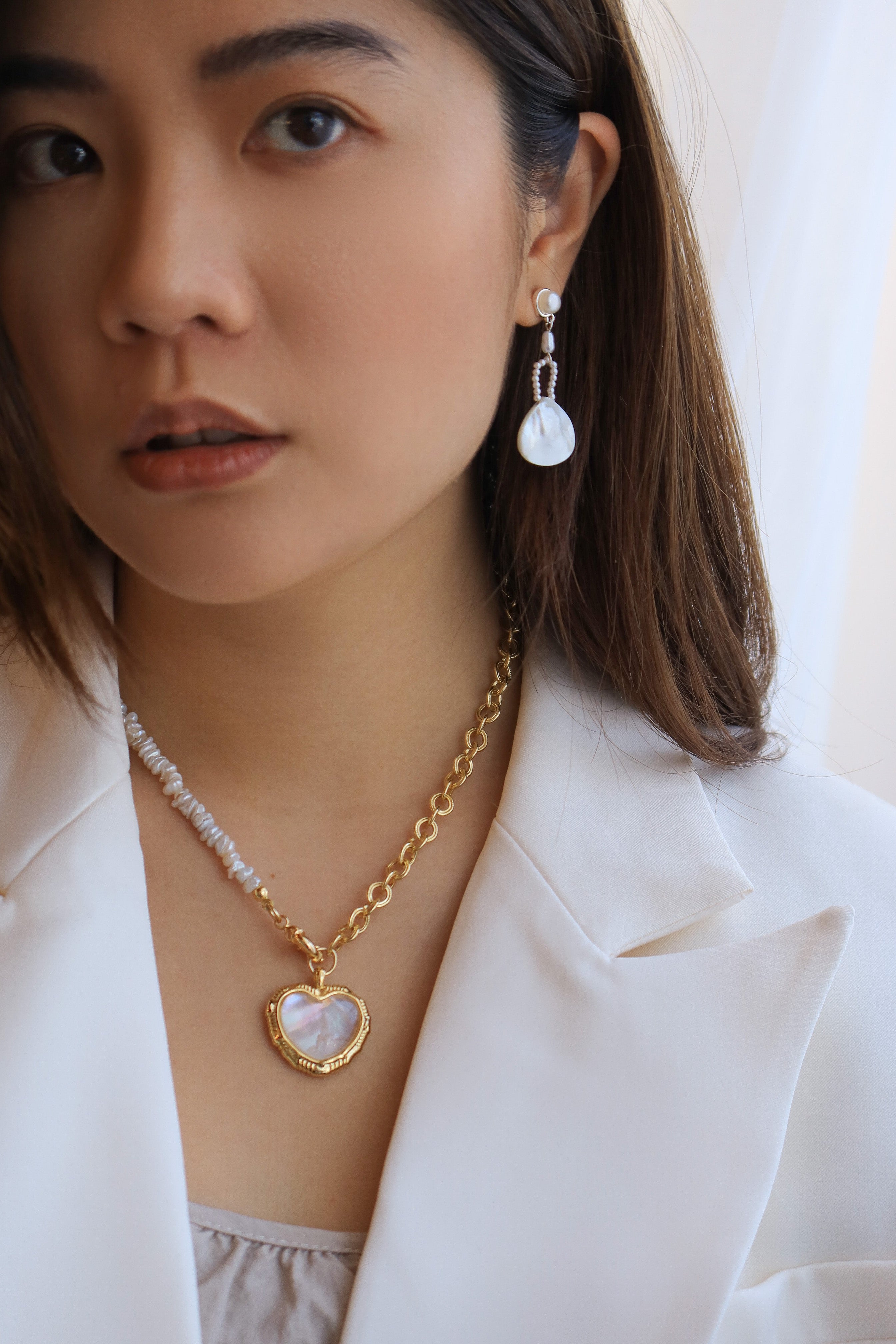 Pearl Seashell Earrings