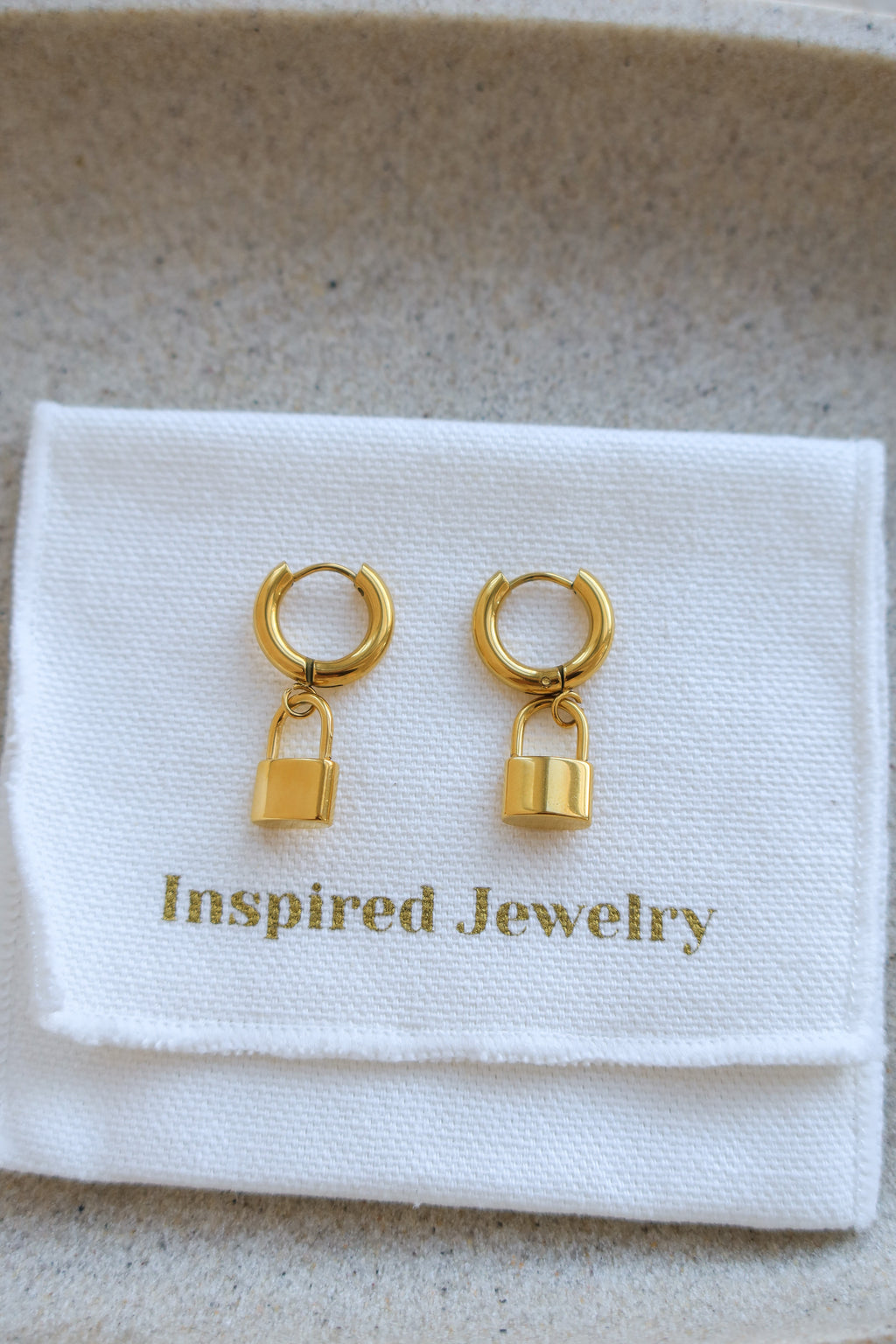Padlock Earrings