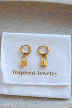 Padlock Earrings