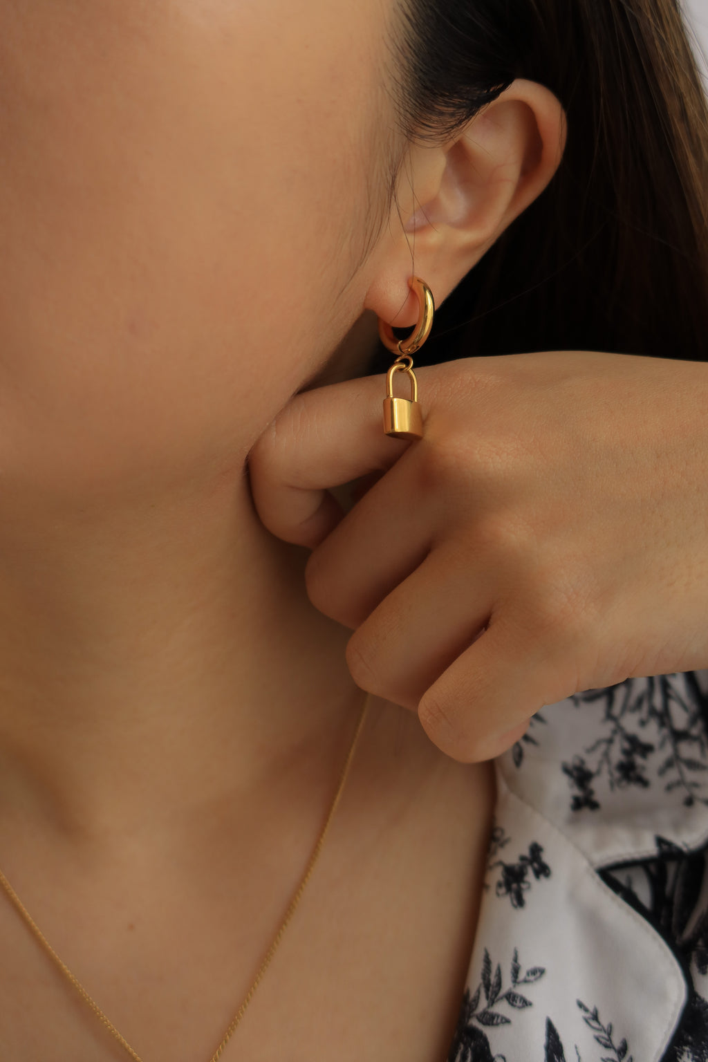 Padlock Earrings