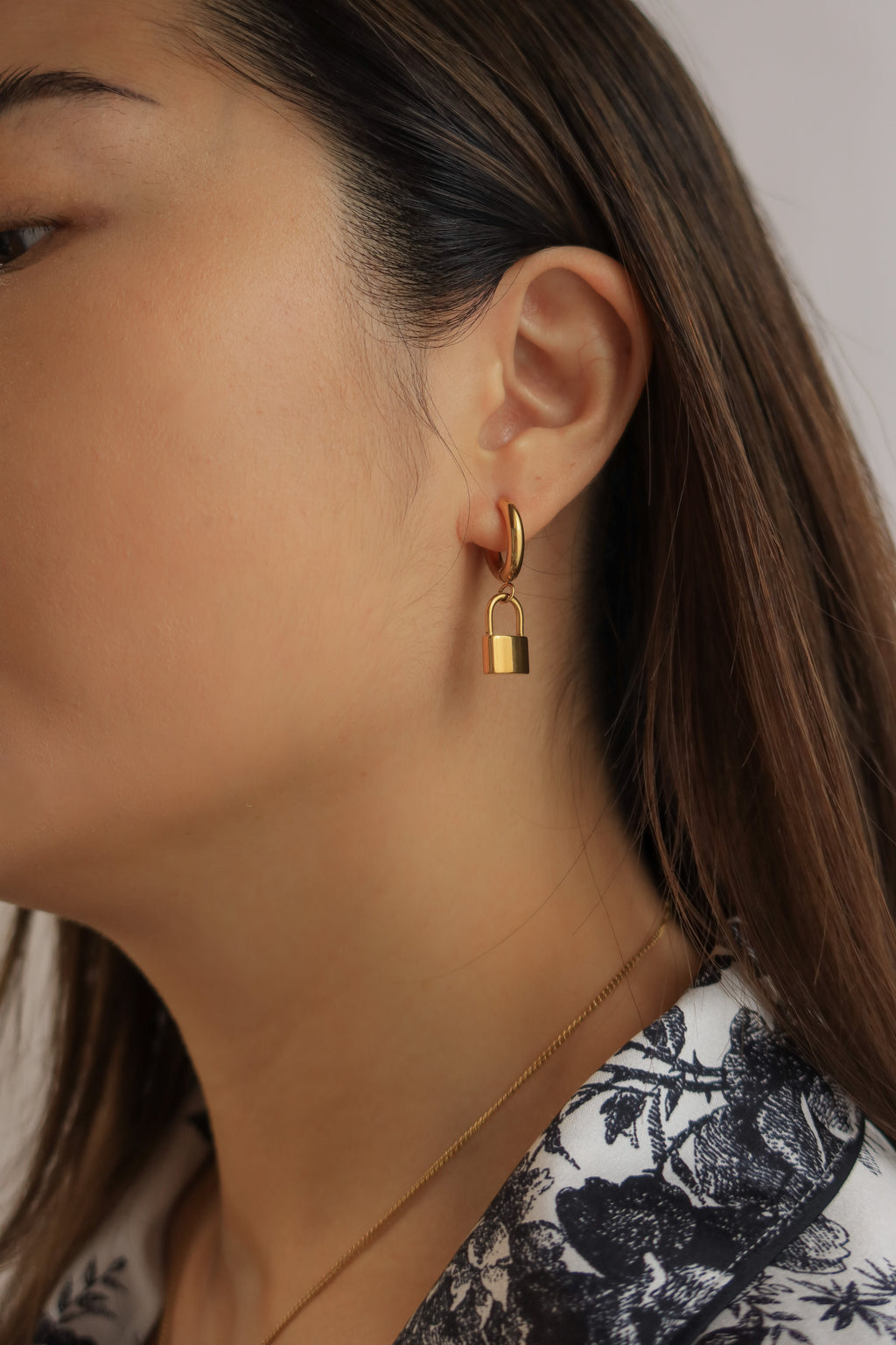 Padlock Earrings