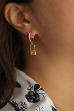 Padlock Earrings