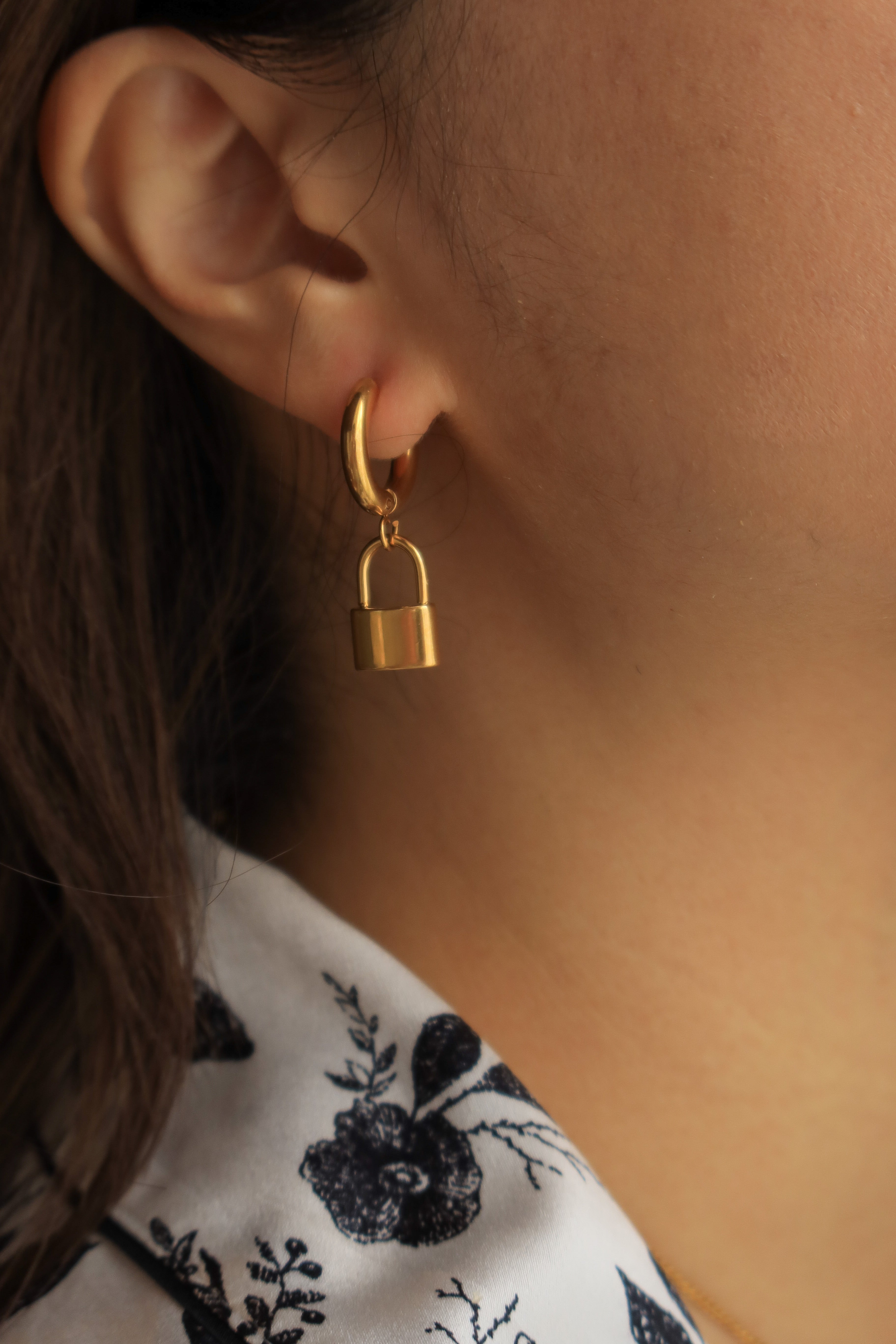Padlock Earrings