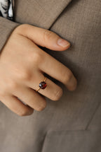 Sibyl Garnet Ring