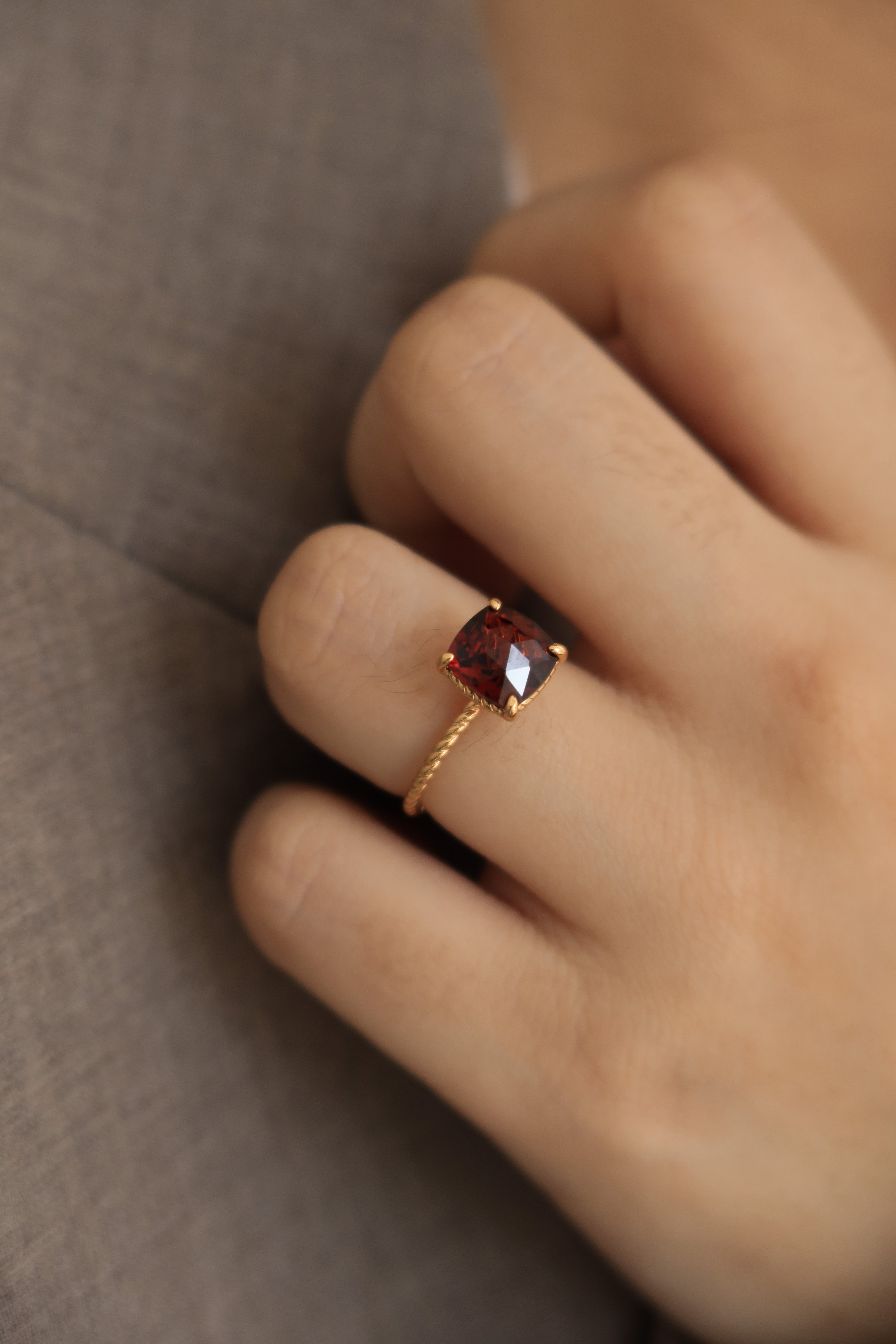 Sibyl Garnet Ring