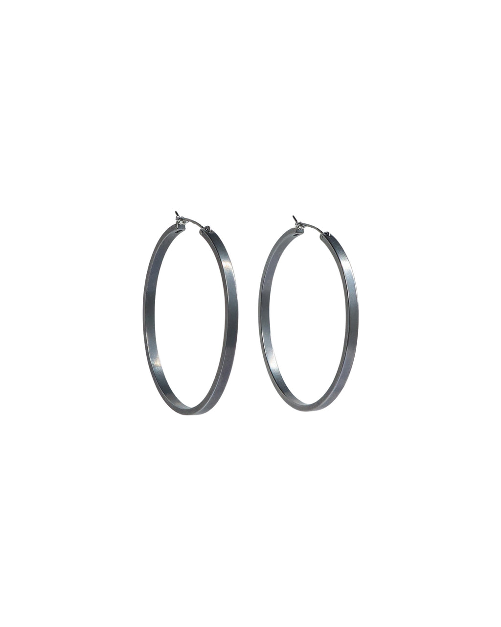 signature silver hoop earrings 