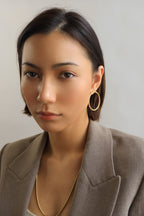 Large Circle Studs
