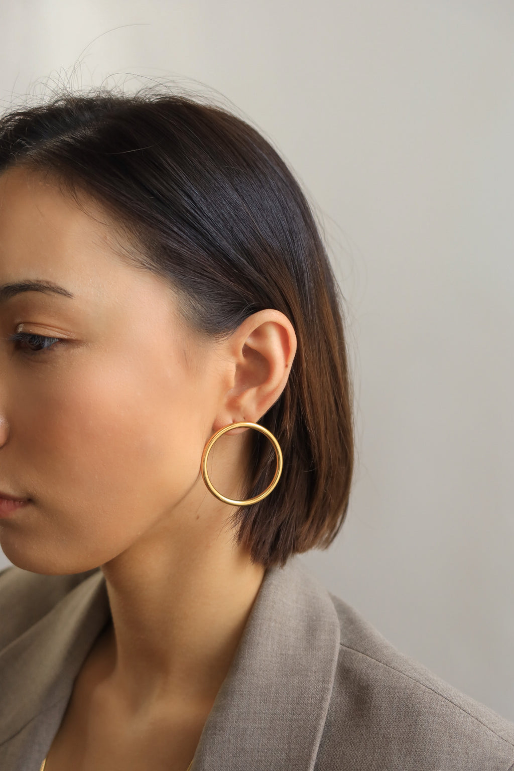 Large Circle Studs