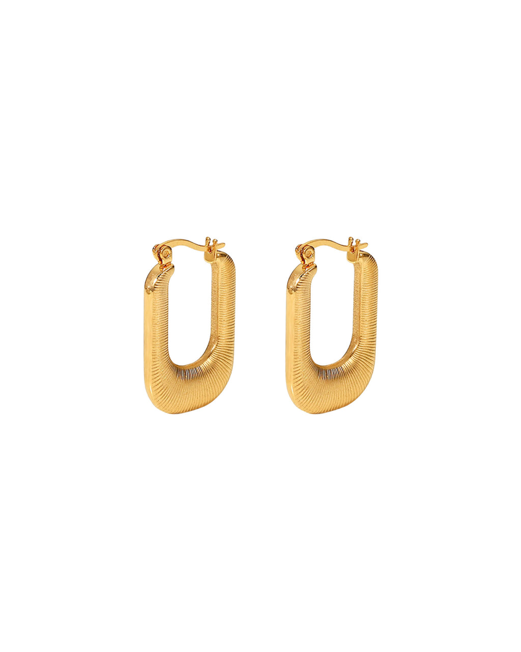 Rectangular Chunky Hoops