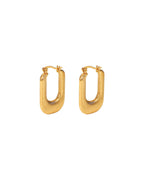Rectangular Chunky Hoops