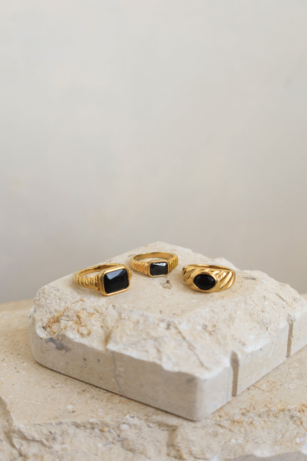 Brioche Onyx Ring