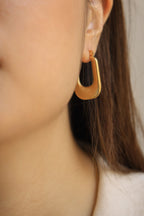 Rectangular Chunky Hoops