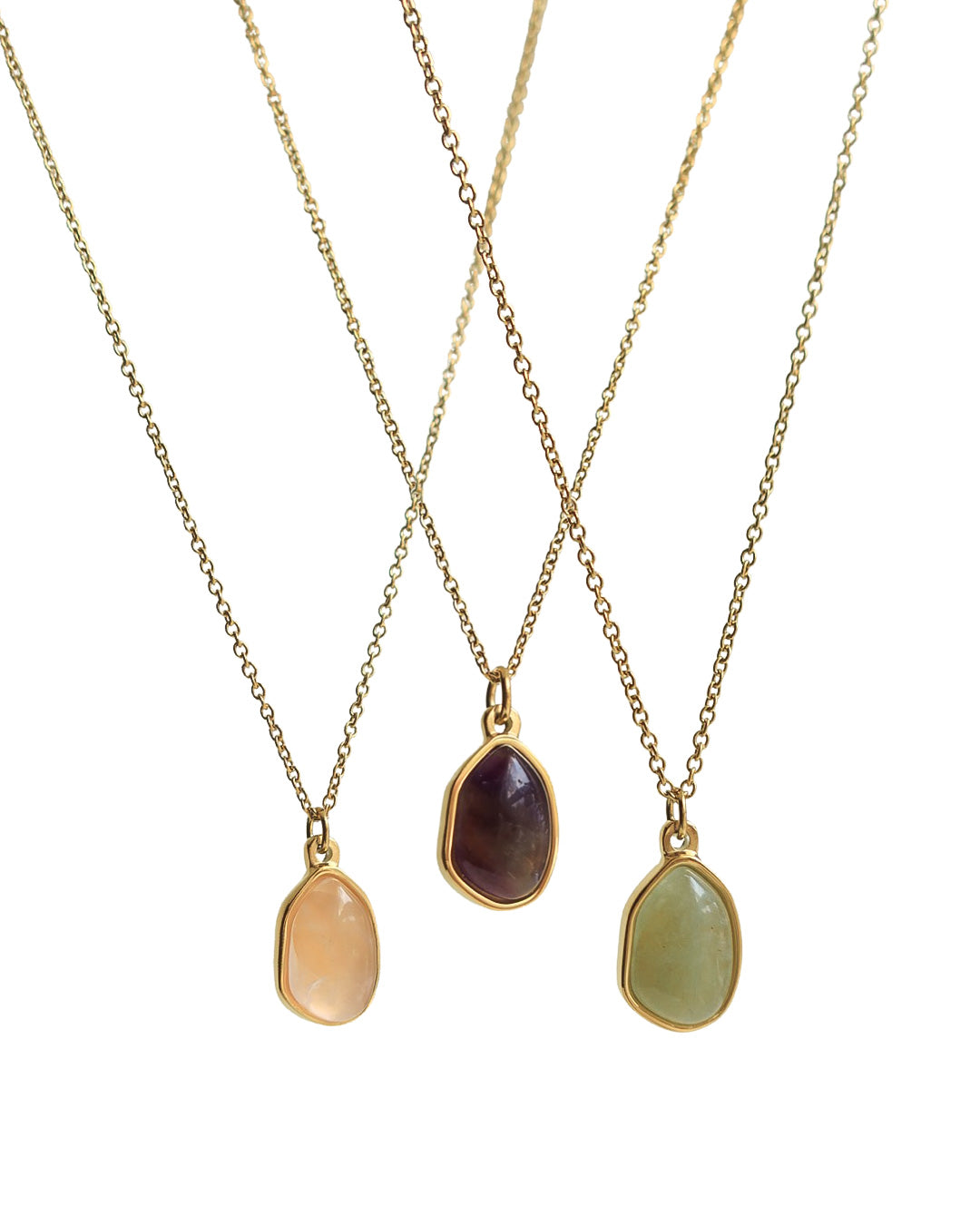 Abstract Gemstone Pendant