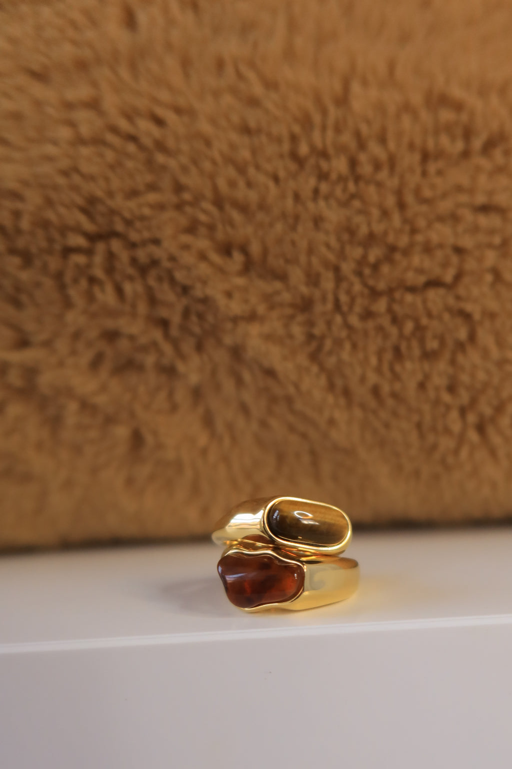 Baguette Tiger's Eye Ring