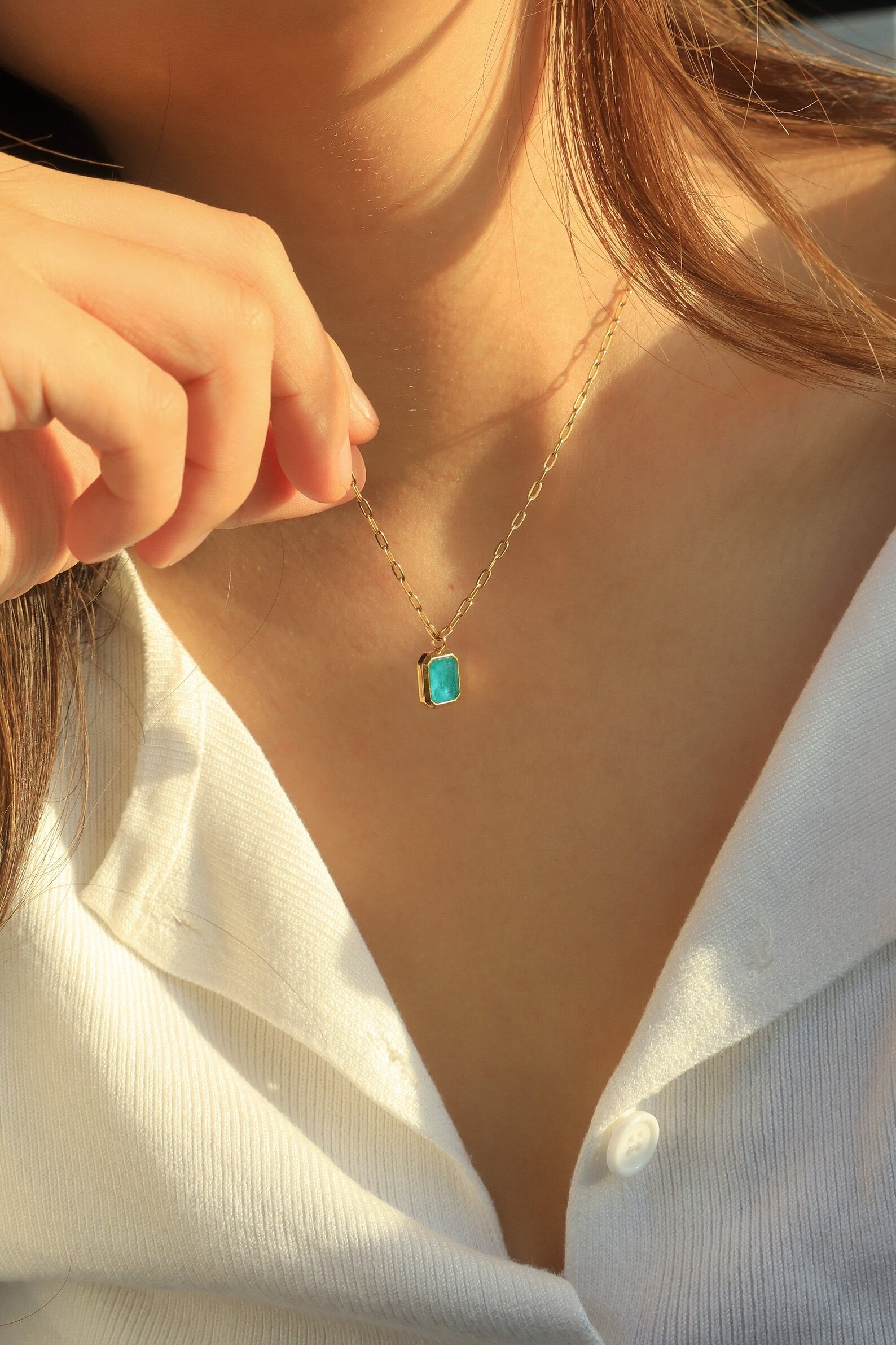 Turquoise Pendant Necklace