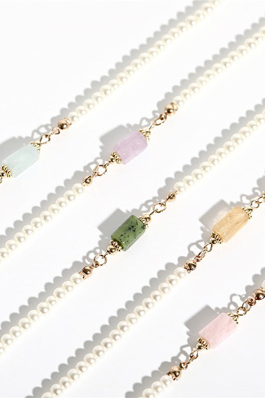 Pearl & Crystal Necklace